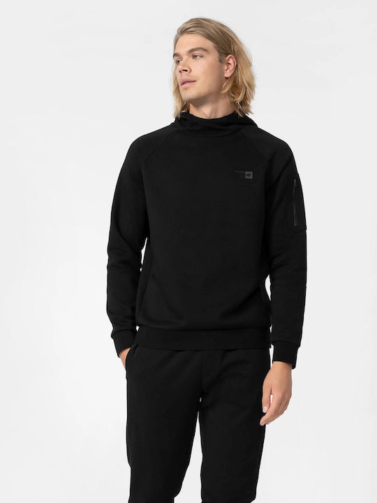 Sweatshirt mit Kapuze Schwarz