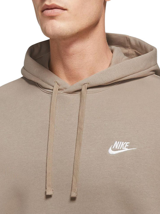 Club Sweatshirt mit Kapuze Beiges
