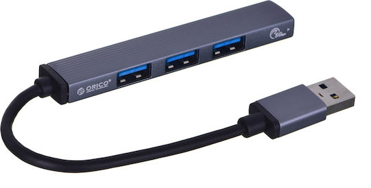 Orico USB 3.0 Hub 3 Θυρών με σύνδεση USB-A Γκρι