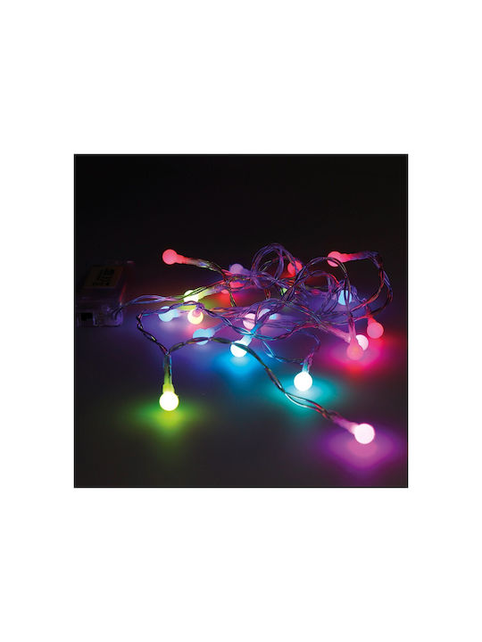 Decorative Lamp with RGB Lighting Garland LED Battery Multicolour