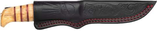 Helle JS 676 Limited Edition Μαχαίρι Μπεζ σε Δερμάτινη Θήκη