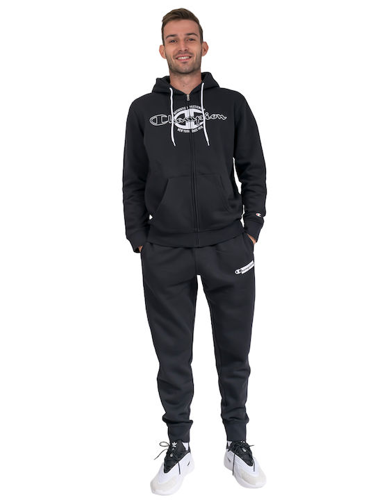 Black Hoodie Cardigan