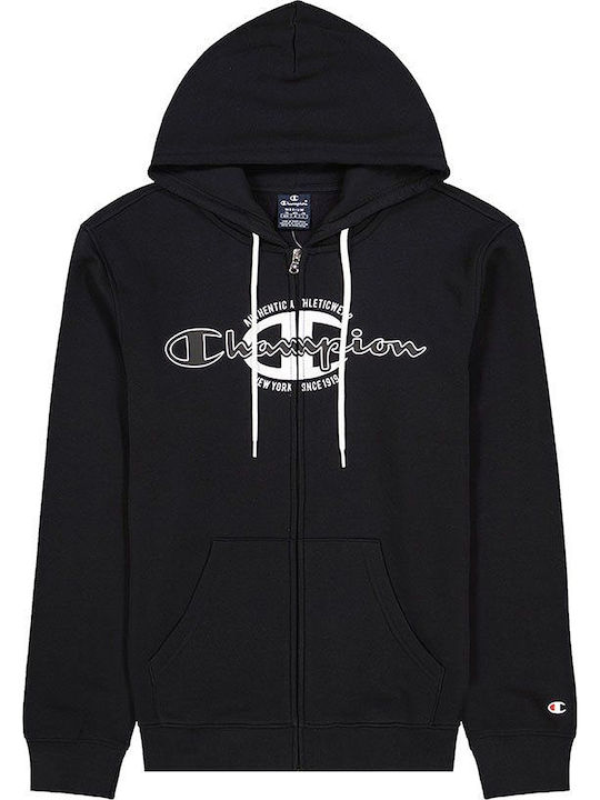 Black Hoodie Cardigan