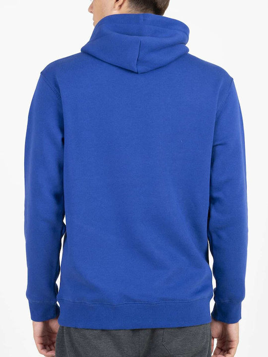 Russell Athletic Herren Sweatshirt mit Kapuze Blau