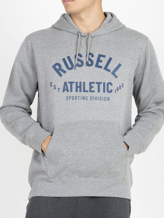 Sporting Division Φούτερ με Κουκούλα Light Grey Melange