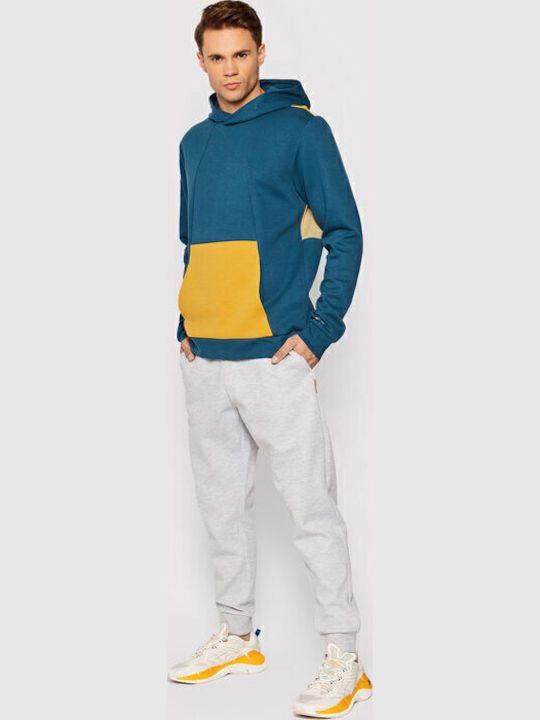 Sweatshirt with Hood Blue