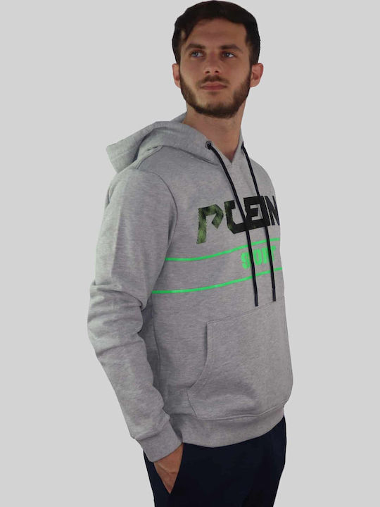 Plein Sport Сив с Качулка