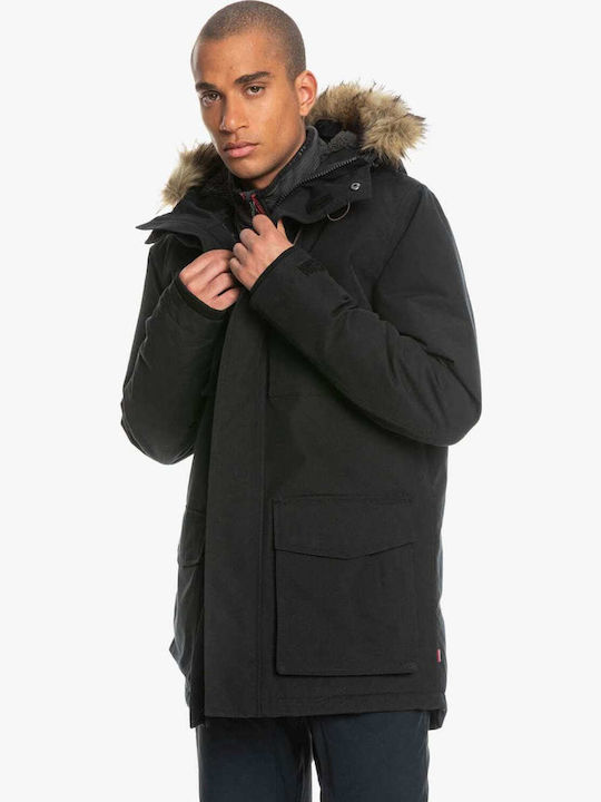 Ferris Winter Jacke Hardshell Wasserdicht und Winddicht Schwarz
