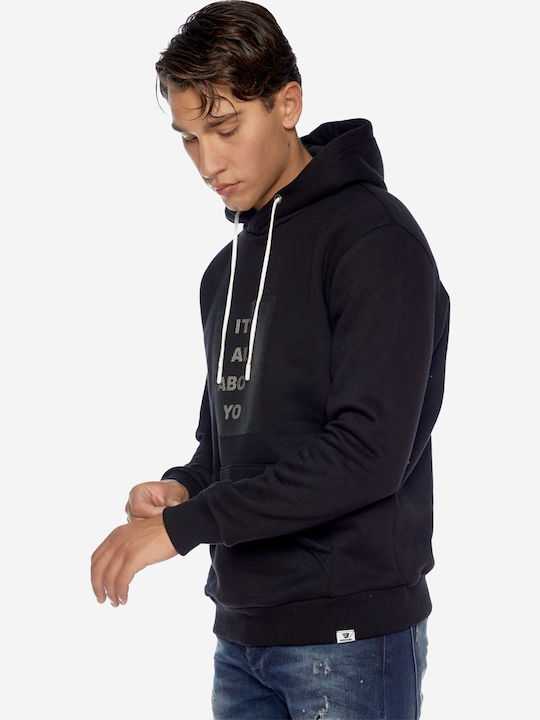 Sweatshirt with Hood Black