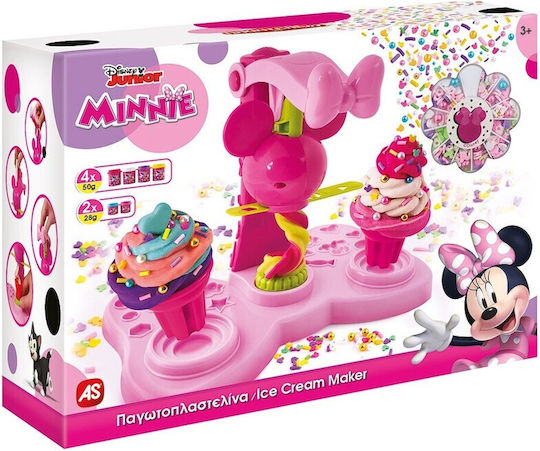 AS Πλαστελίνη - Παιχνίδι Παγωτά Minnie για 3+ Ετών, 4τμχ