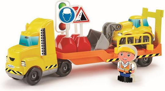Ecoiffier Cuburi De Construit Building Site Truck Pentru 1.5+ Ani 30 Bucăți