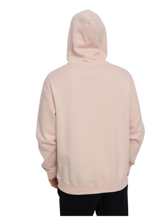 Champion Men's Sweatshirt with Hood and Pockets Pink