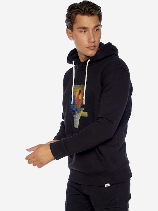 Sweatshirt with Hood Black