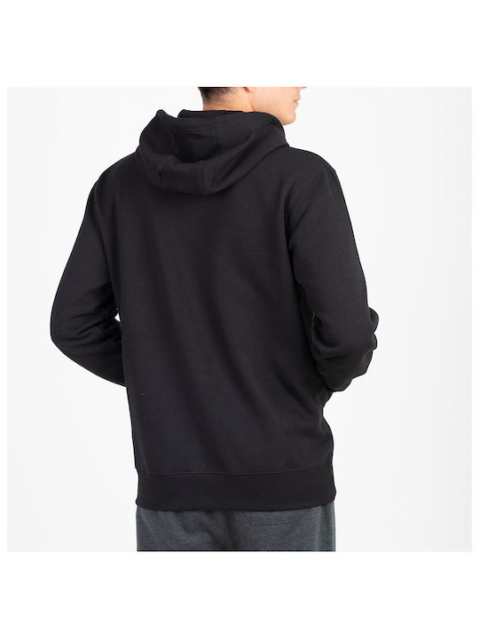 Russell Athletic Men's Sweatshirt Jacket with Hood and Pockets Black