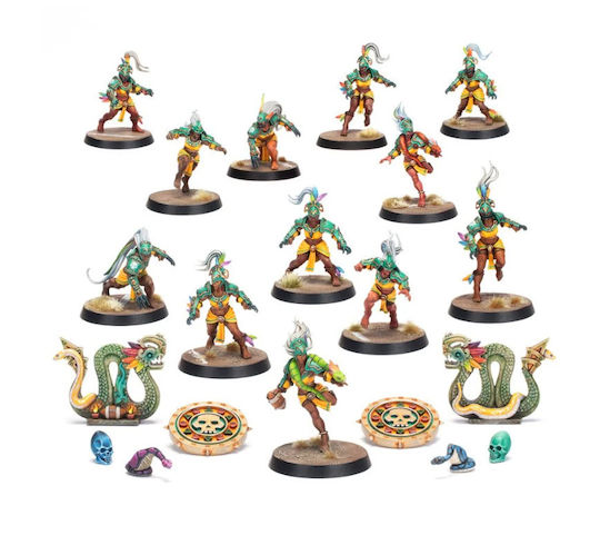 Games Workshop Blood Bowl Echipa Amazon Kara Figurina Harpii Templului