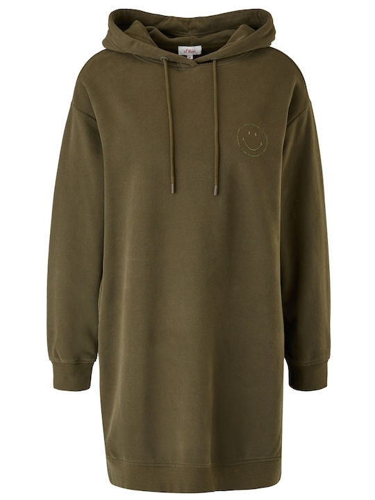 Long Women's Sweatshirt Khaki