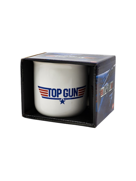 Stor Top Gun Ceramic Cup White 400ml