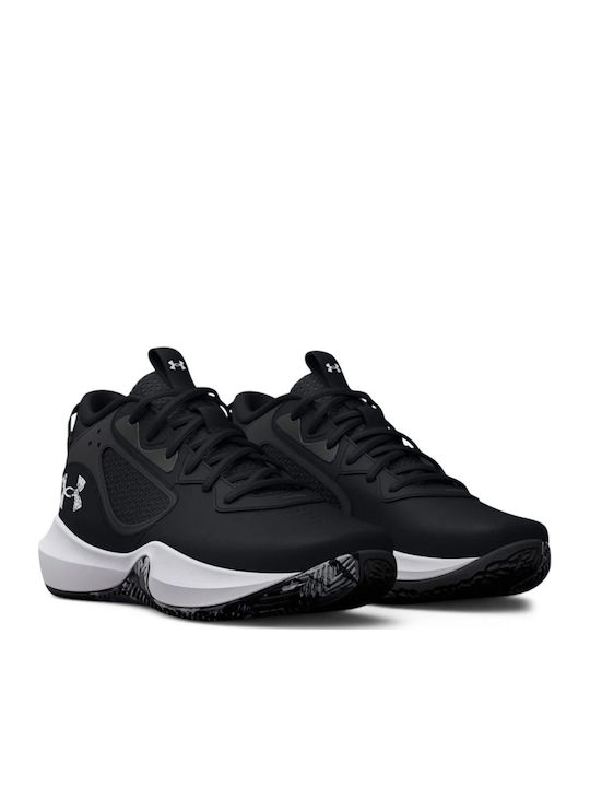 Lockdown 6 High Basketball Shoes Black / White