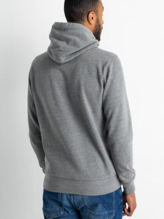 Petrol Industries Herren Sweatshirt mit Kapuze Gray