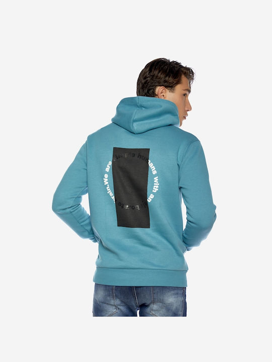 Brokers Jeans Herren Sweatshirt mit Kapuze und Taschen Oil