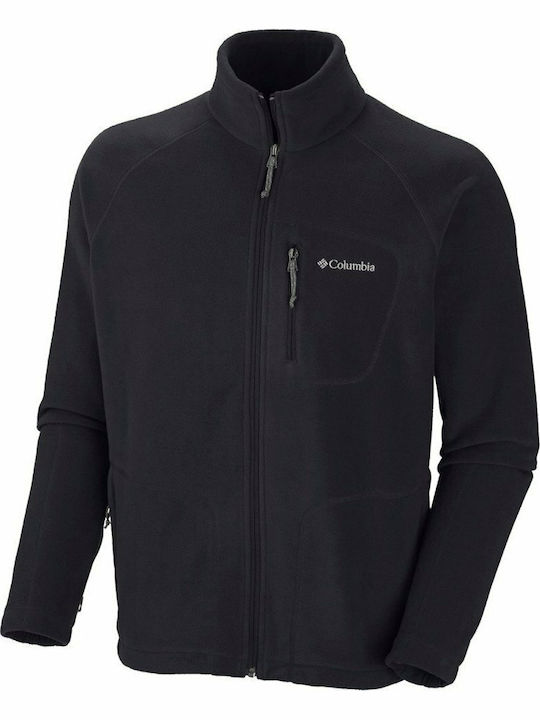 Fast Trek II Plus Size Мъжка Флийс Жакета Черна