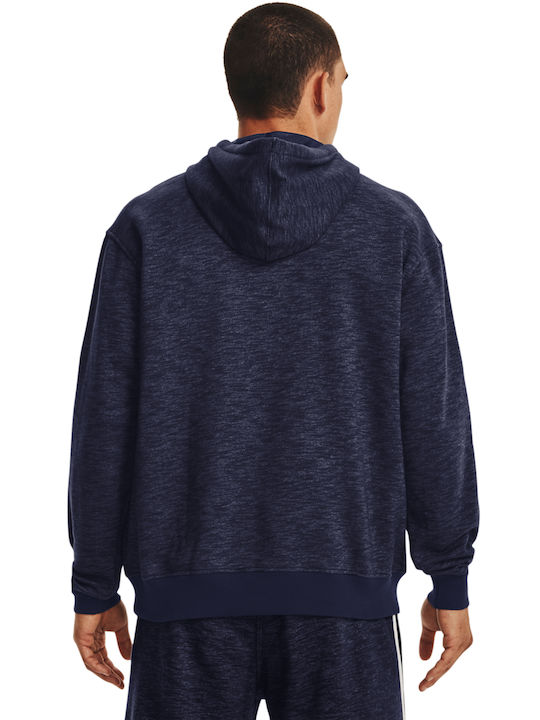 Essential Φούτερ με Κουκούλα Navy Μπλε