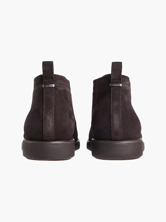 Suede Καφέ Ανδρικά Μποτάκια