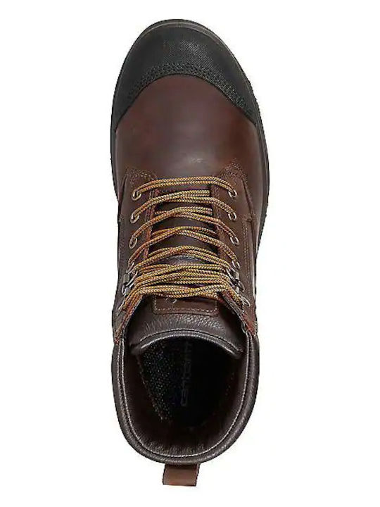 Detroit 6 Rugged Flex S3 Leder Braun Stiefel