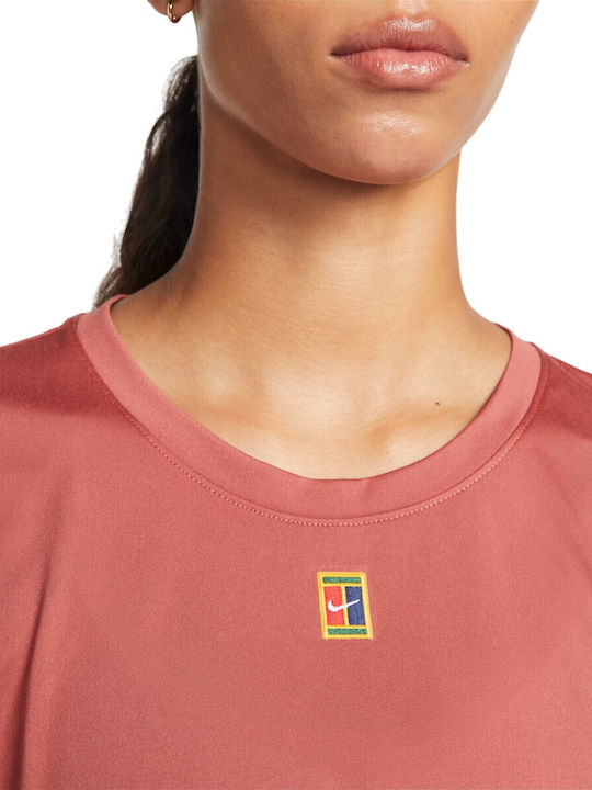 Nike NikeCourt Heritage DQ6821-691 Γυναικεία Μπλούζα Ροζ