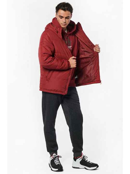 Winter Jacke Puffer Dark Marroon