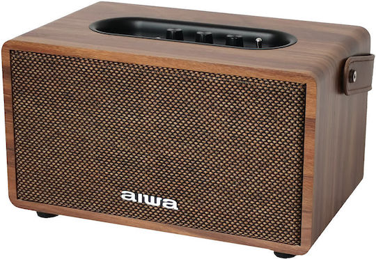 Aiwa Retro Plus MIX150/BR Ηχείο Bluetooth 80W με Διάρκεια Μπαταρίας έως 14 ώρες Καφέ