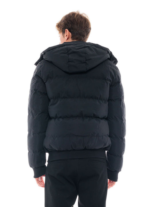 Splendid Men's Winter Puffer Jacket Black