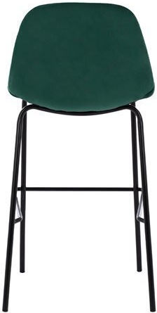 Hocker Bar mit Rückenlehne Metall Vincent Cypress 47x51x96cm