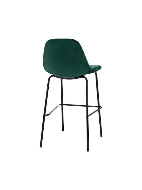 Hocker Bar mit Rückenlehne Metall Vincent Cypress 47x51x96cm