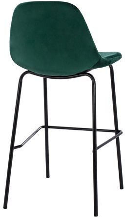 Hocker Bar mit Rückenlehne Metall Vincent Cypress 47x51x96cm