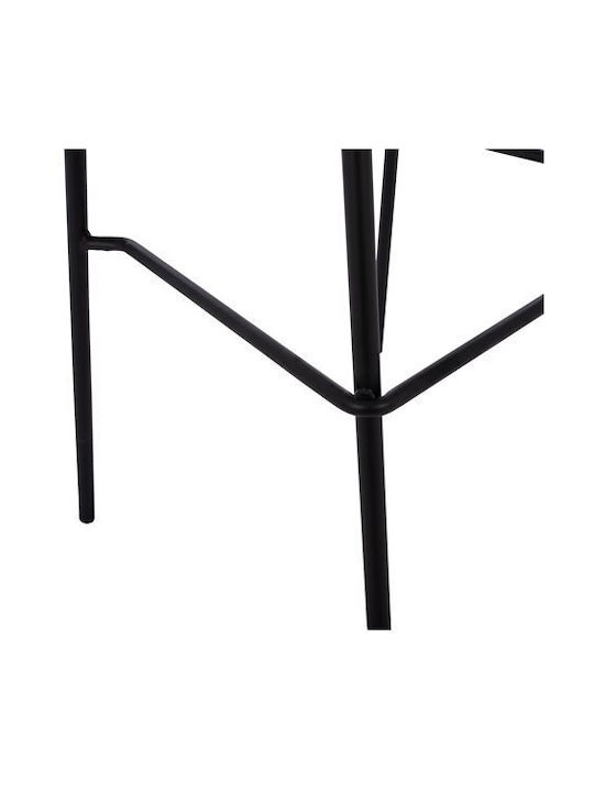 Hocker Bar mit Rückenlehne Metall Vincent Cypress 47x51x96cm