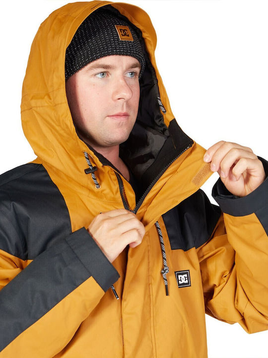 DC Anchor ADYTJ03048-CPB0 Masculin Jachetă pentru Schi & Snowboard Portocaliu