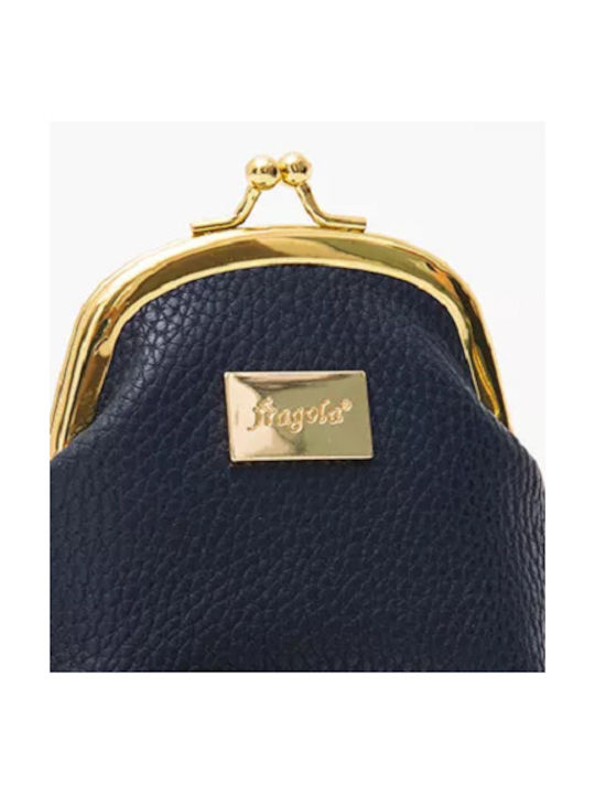 Fragola Klein Frauen Brieftasche Klassiker Marineblau