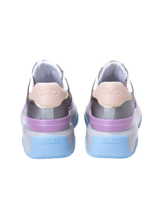 LIU JO JUNE 02 SNEAKER GREY_PURPLE Women's