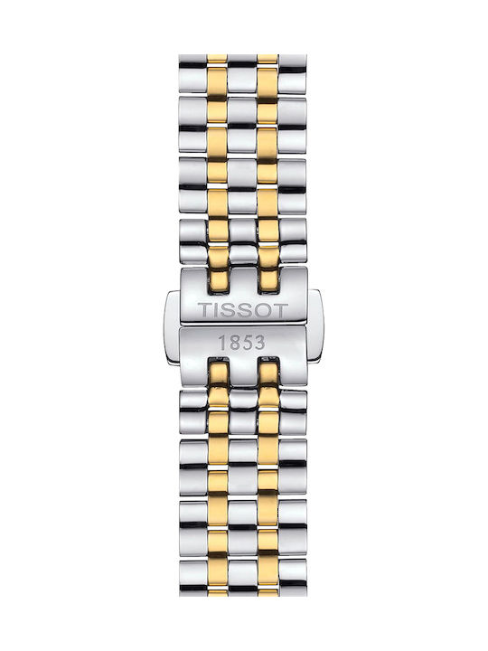 Tissot Carson Quartz Lady Ρολόι Μπαταρίας με Μεταλλικό Μπρασελέ Tissot Carson Quartz Lady Ρολόι Μπαταρίας με Μεταλλικό Μπρασελέ