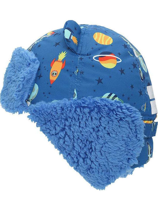 Căciulă Pentru Copii Fleece Albastră