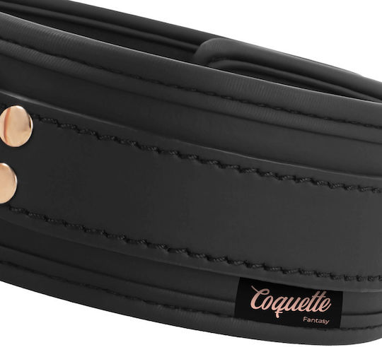 Coquette Vegan Leather Collar Κολάρο σε Μαύρο Χρώμα