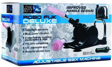 XR Robo Fuk Deluxe Vibrator in Schwarz Farbe