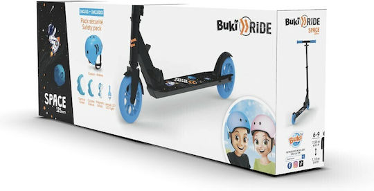 Buki Kids Foldable 2-Wheel Scooter for 8+ Years Light Blue
