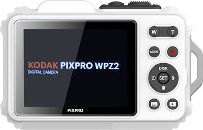 Kodak WPZ2 Compact Φωτογραφική Μηχανή 16MP Οπτικού Ζουμ 4x με Οθόνη 2.7" και Ανάλυση Video Full HD (1080p) Λευκή