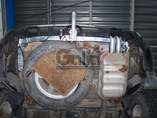 Galia Κοτσαδόρος Αυτοκινήτου Hyundai Santa Fe Suv 2001 - 2006 με Βίδες Μέγιστης Έλξης 2300kg με Βίδες