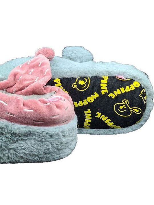 Tevere Women's Slippers with Animals Gray