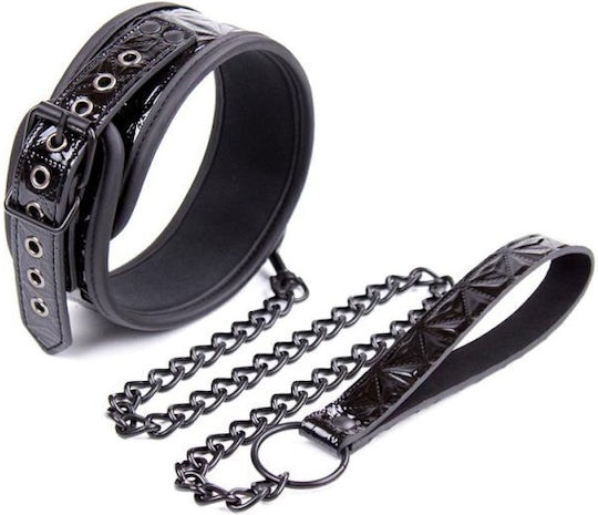 IntoYou Sapphire Collar With Leash Halsband in Schwarz Farbe