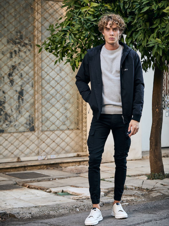 Jacket Bomber Waterproof and Windproof Black