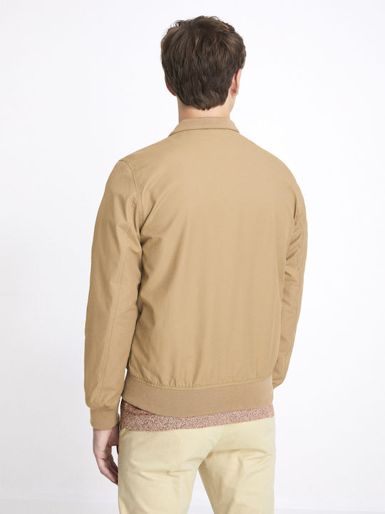 Celio Nucotton Herren Jacke Bomber Wasserdicht Beige